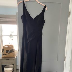 BCBG black floor length formal dress